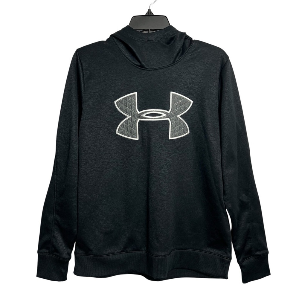 Under Armour Women’s Loose COLDGEAR Hoodie Sweatshirt Sz Medium Color Dark Gray
